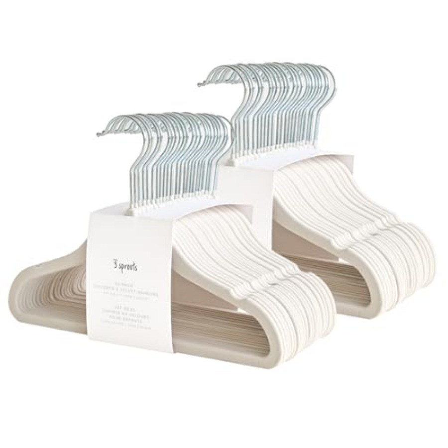 Baby Nursery Hangers - Velvet Baby Hangers NonSlip Hangers for