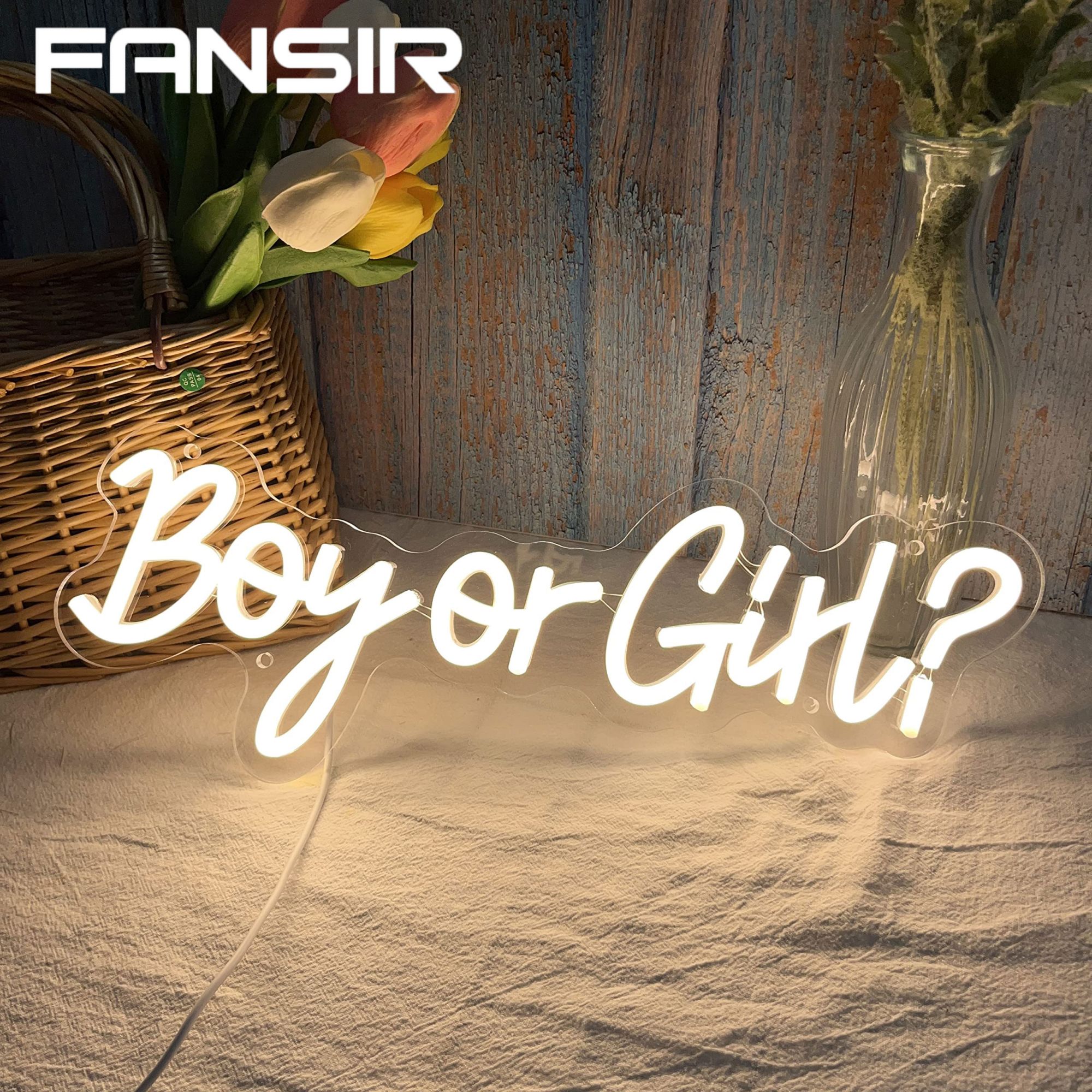 Baby Nursery Wall Lights - Boy or Girl Neon Sign for
