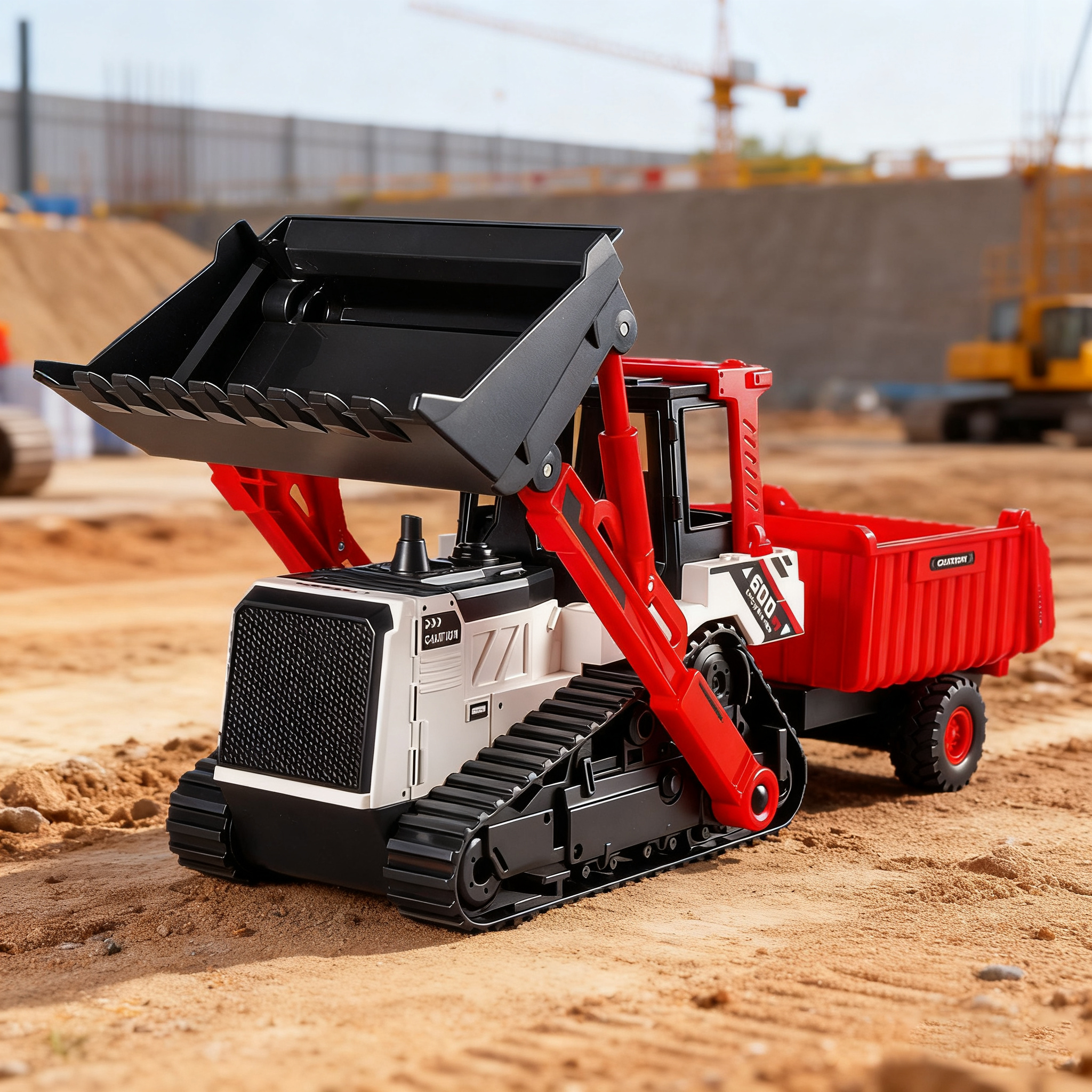 Baby Nursery Gifts - Engineering Vehicle Model Double Head Excavator