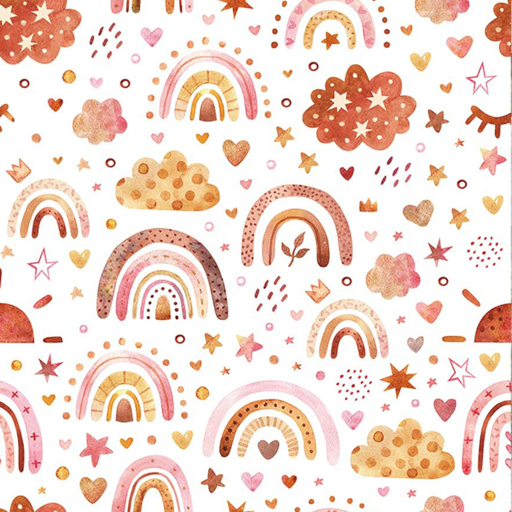 Baby Nursery Water - Rainbow Wallpaper Peel and Stick Kids