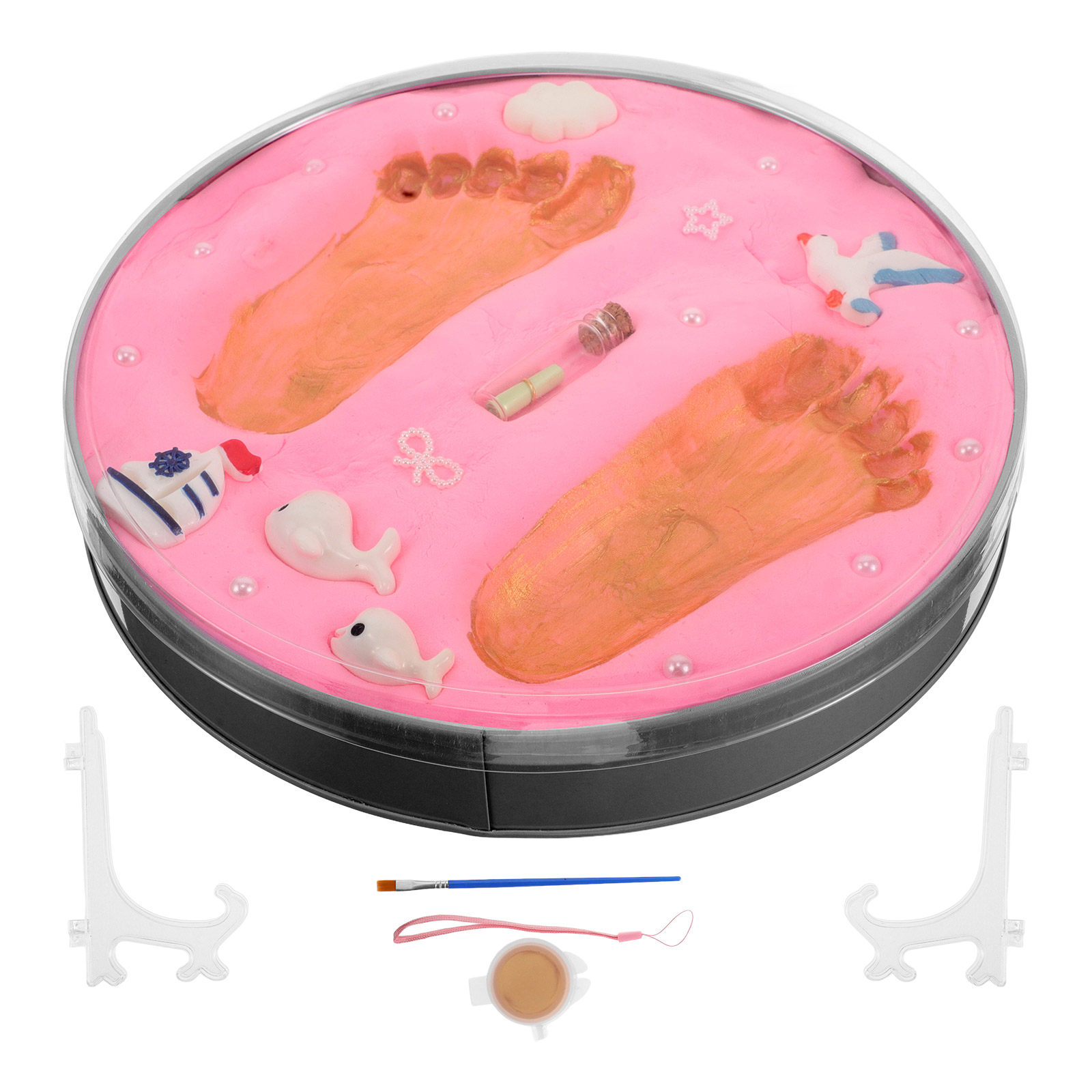 Baby Nursery Frames - Baby Handprint Footprint Kit Newborn Memorial