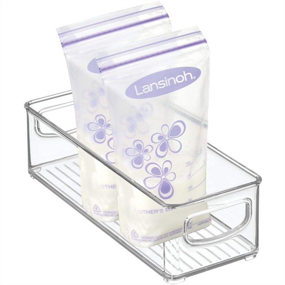 Closet Organizer Baby - Small Plastic Storage Bins with Handles