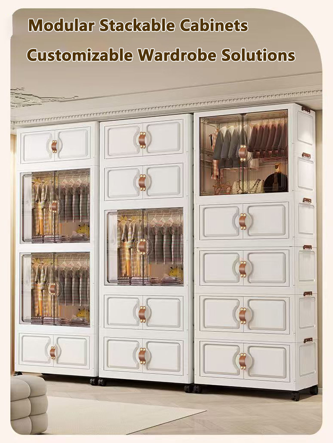 Closet Organizer Baby - No-Installation Baby Wardrobe Thicken Baby Storage