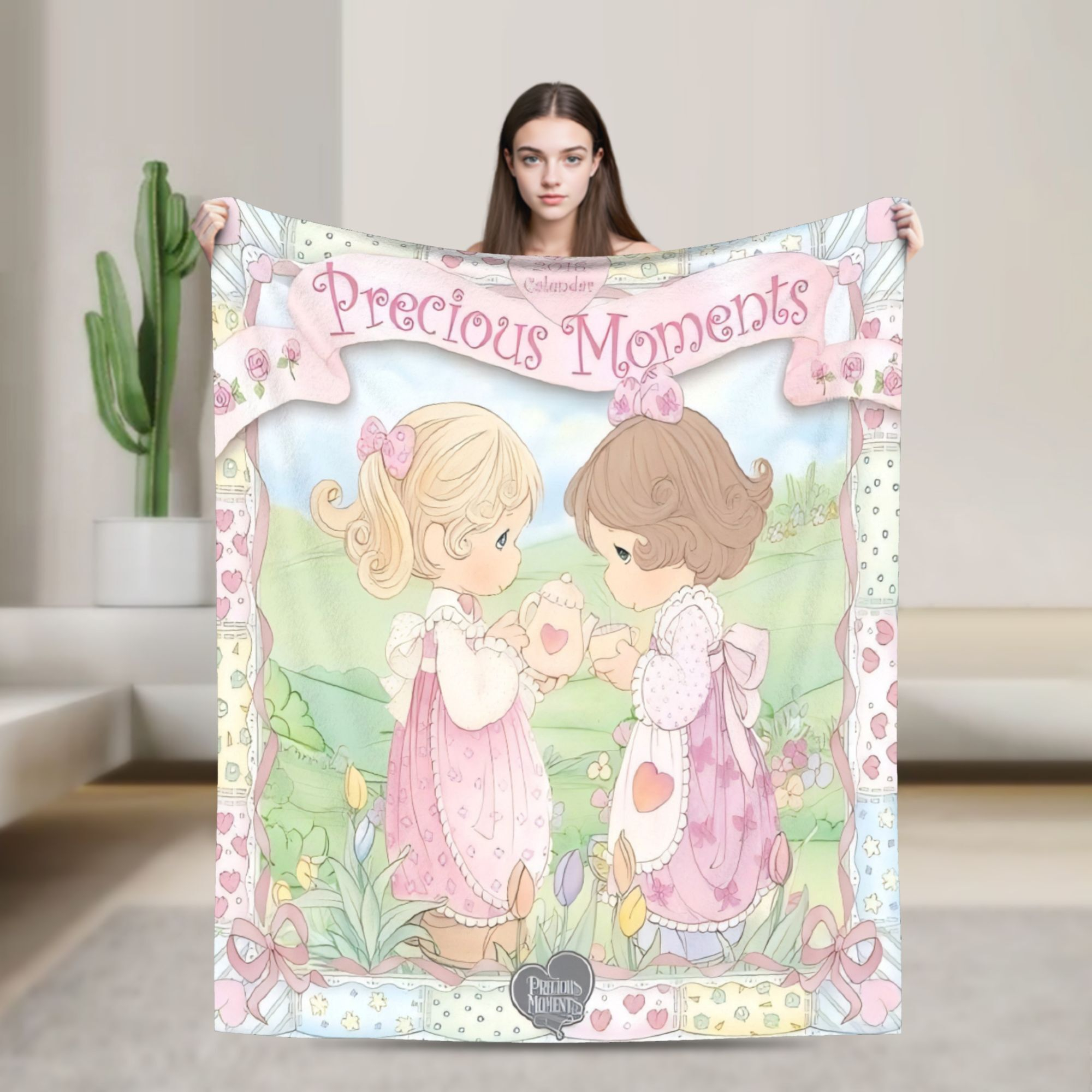 Baby Nursery In Hospital - VIKAMA Vintage Precious Moment Doll Fleece