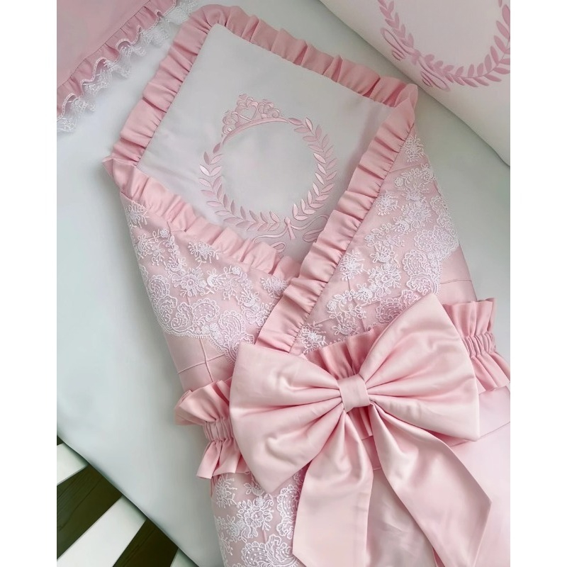 Baby Nursery Unisex - Luxury Satin Sash & Bowknot Set