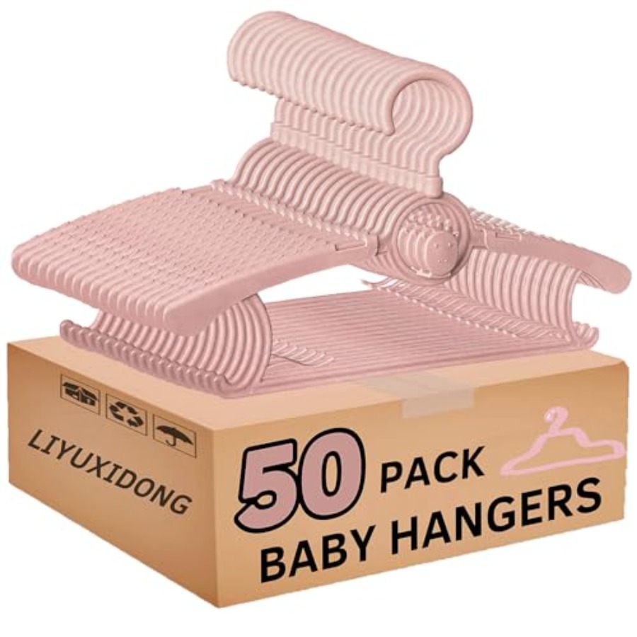 Baby Nursery Hangers - Baby Nursery Closet Hangers 360° Swivel