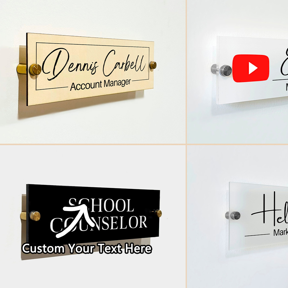 Baby Nursery Name Sign - 1PC Custom Wooden Door Sign -