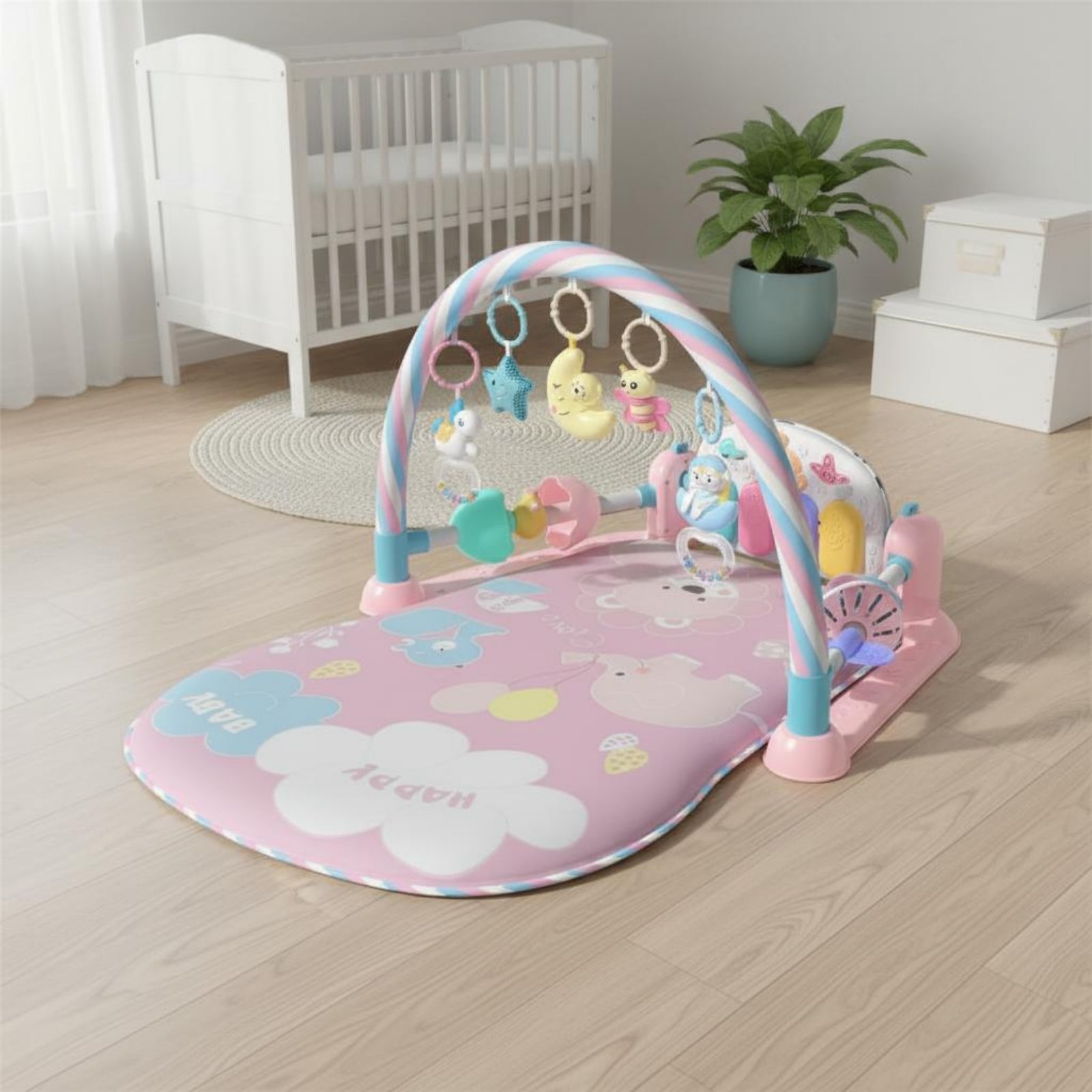 Baby Playpen with Piano Music  - Baby Nursery Unisex reseña y precio