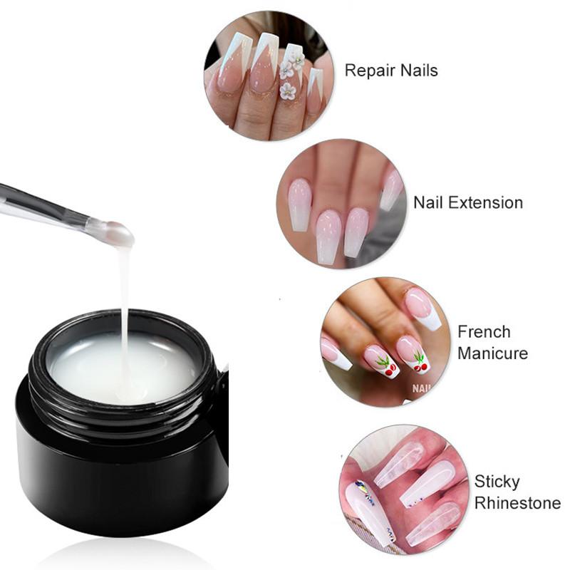 Baby Boomer Extension Nail Gel - Baby Nursery Jelly reseña y precio