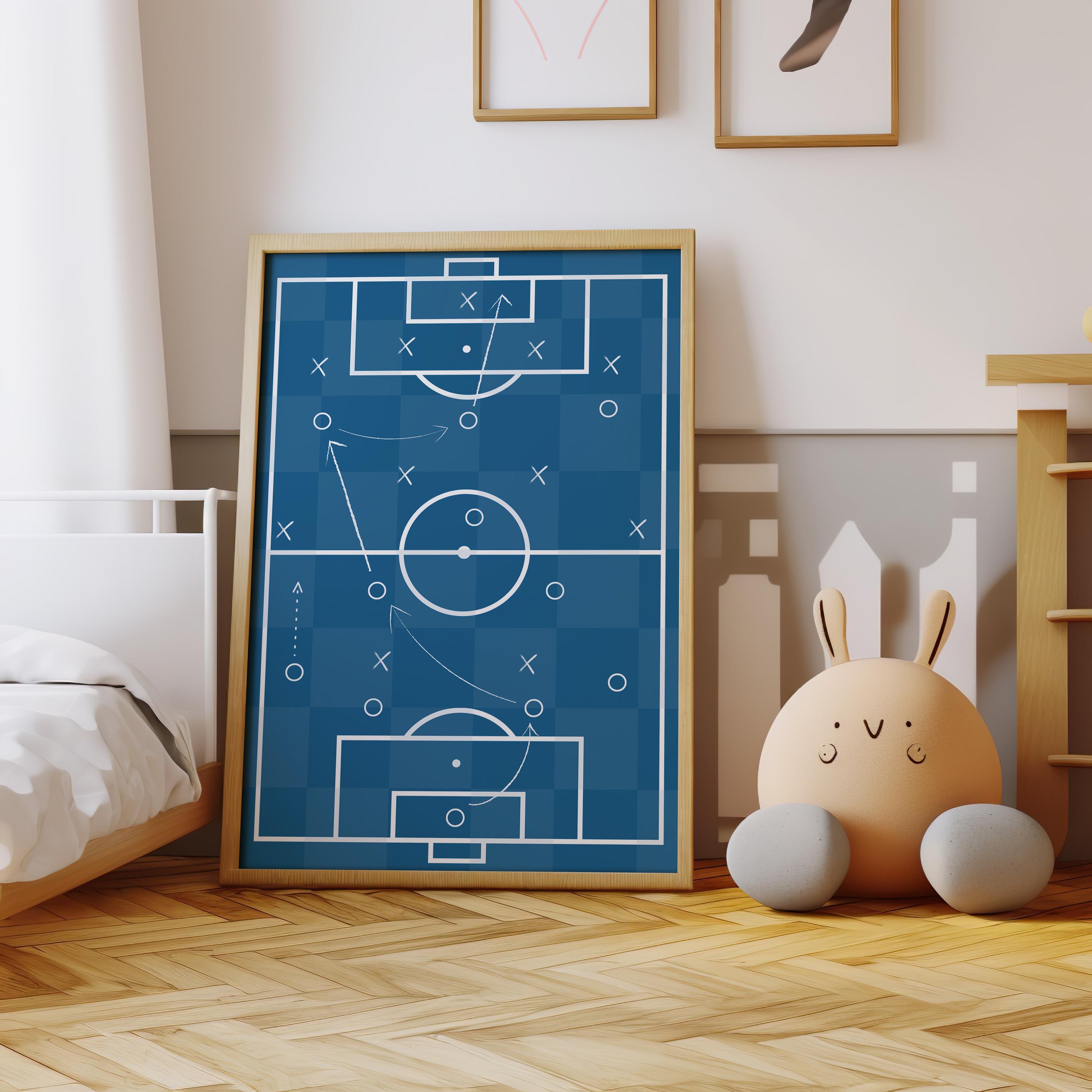 Custom Soccer Wall Art Set Aff - Baby Nursery Wall Art reseña y precio