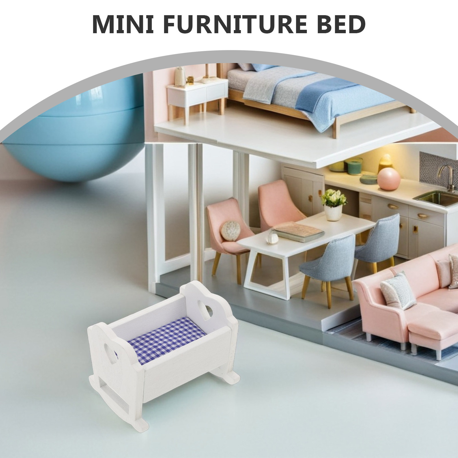 3Pcs Miniature Furniture Ornam - Baby Nursery Furniture Sets reseña y precio