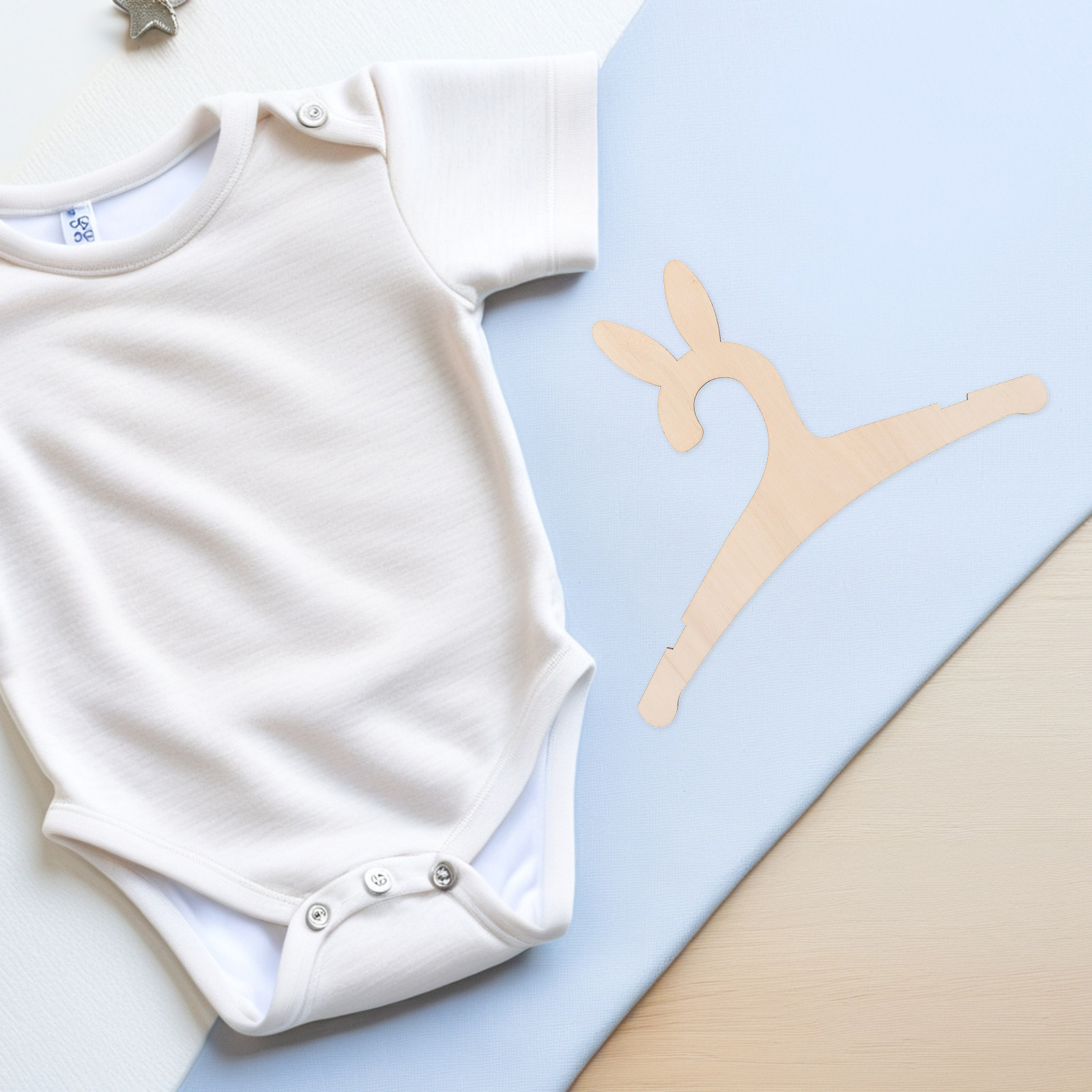 5Pcs Wooden Infant Hangers DIY - Baby Nursery Hangers reseña y precio