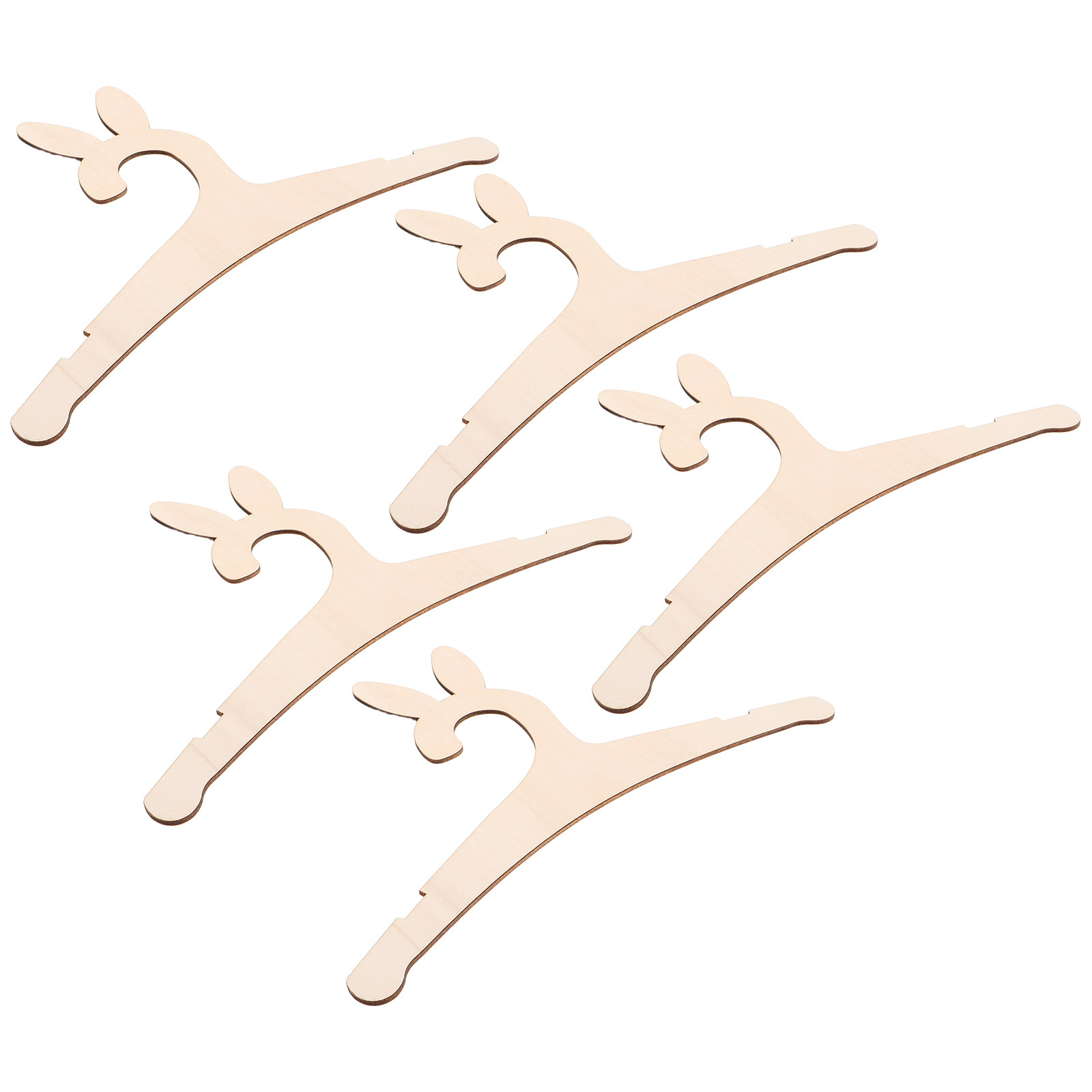 5Pcs Wooden Infant Hangers DIY - Baby Nursery Hangers reseña y precio