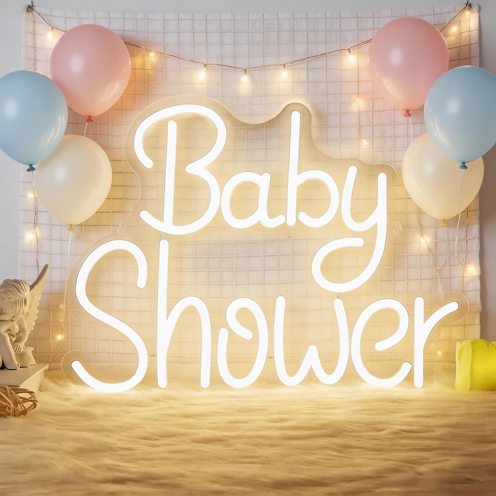 Baby Shower LED Neon Signs USB - Baby Nursery Wall Lights reseña y precio