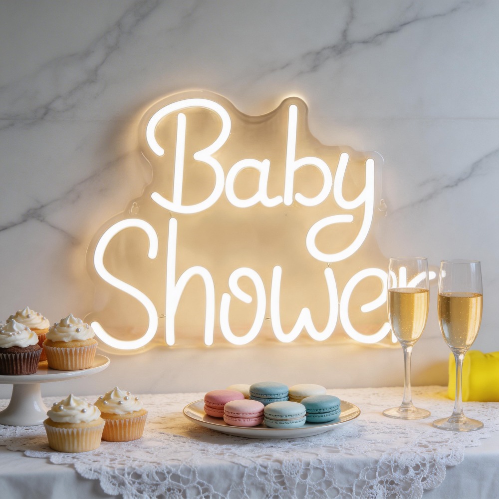 Baby Shower LED Neon Signs USB - Baby Nursery Wall Lights reseña y precio