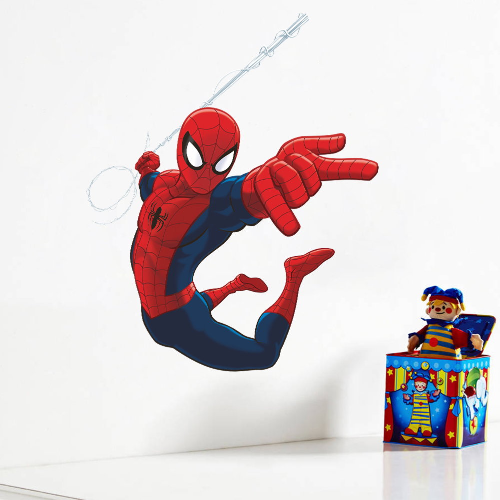Creative Super Hero Spiderman  - Baby Nursery Wall Mural reseña y precio