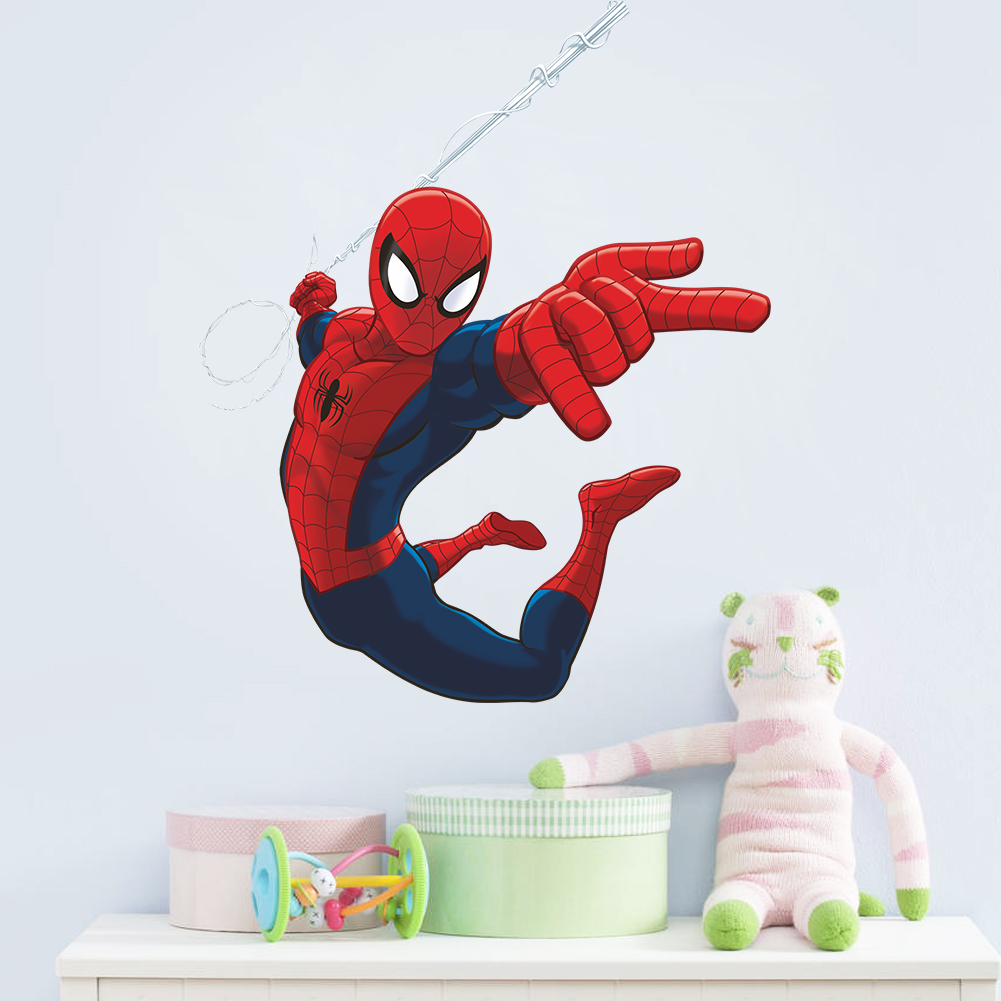 Creative Super Hero Spiderman  - Baby Nursery Wall Mural reseña y precio