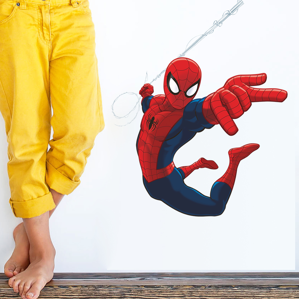 Creative Super Hero Spiderman  - Baby Nursery Wall Mural reseña y precio