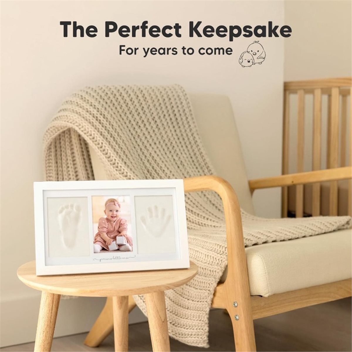 ABFW Baby Handprint & Footprin - Baby Nursery Frames reseña y precio