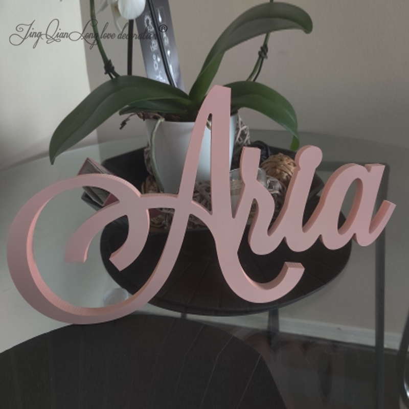 Customized Name Sign Custom wo - Baby Nursery Name Sign reseña y precio