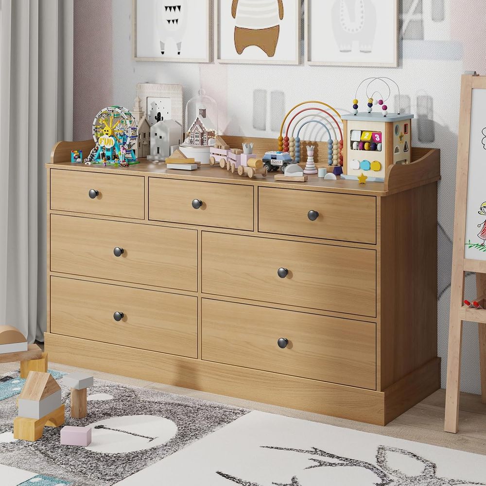 7-Drawer Kids Dresser, Changin - Baby Nursery Furniture Sets reseña y precio