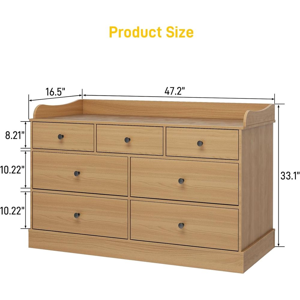 7-Drawer Kids Dresser, Changin - Baby Nursery Furniture Sets reseña y precio