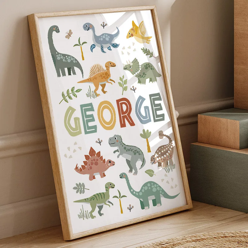 Cute Dinosaur T-Rex Brachiosau - Baby Nursery Kids reseña y precio