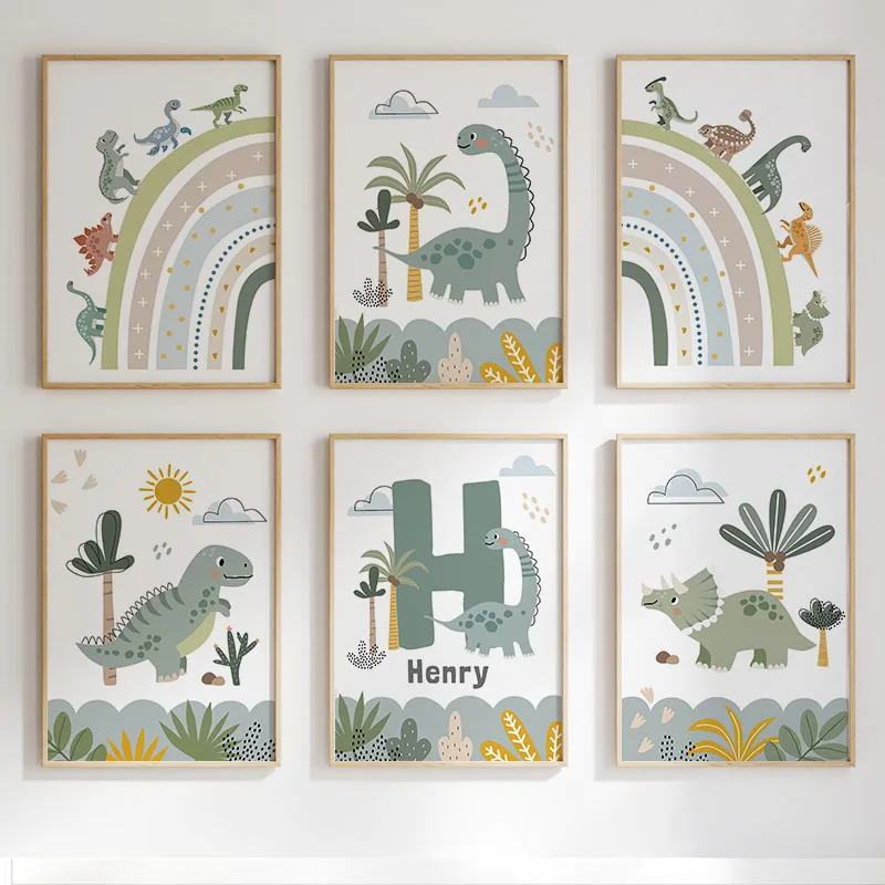 Cute Dinosaur T-Rex Brachiosau - Baby Nursery Kids reseña y precio