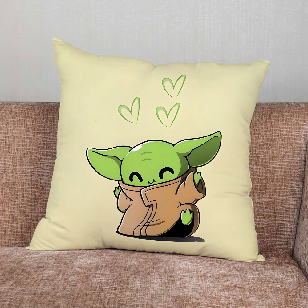 Cartoon Baby Y-Yoda-S Pillow C - Baby Yoda Nursery reseña y precio