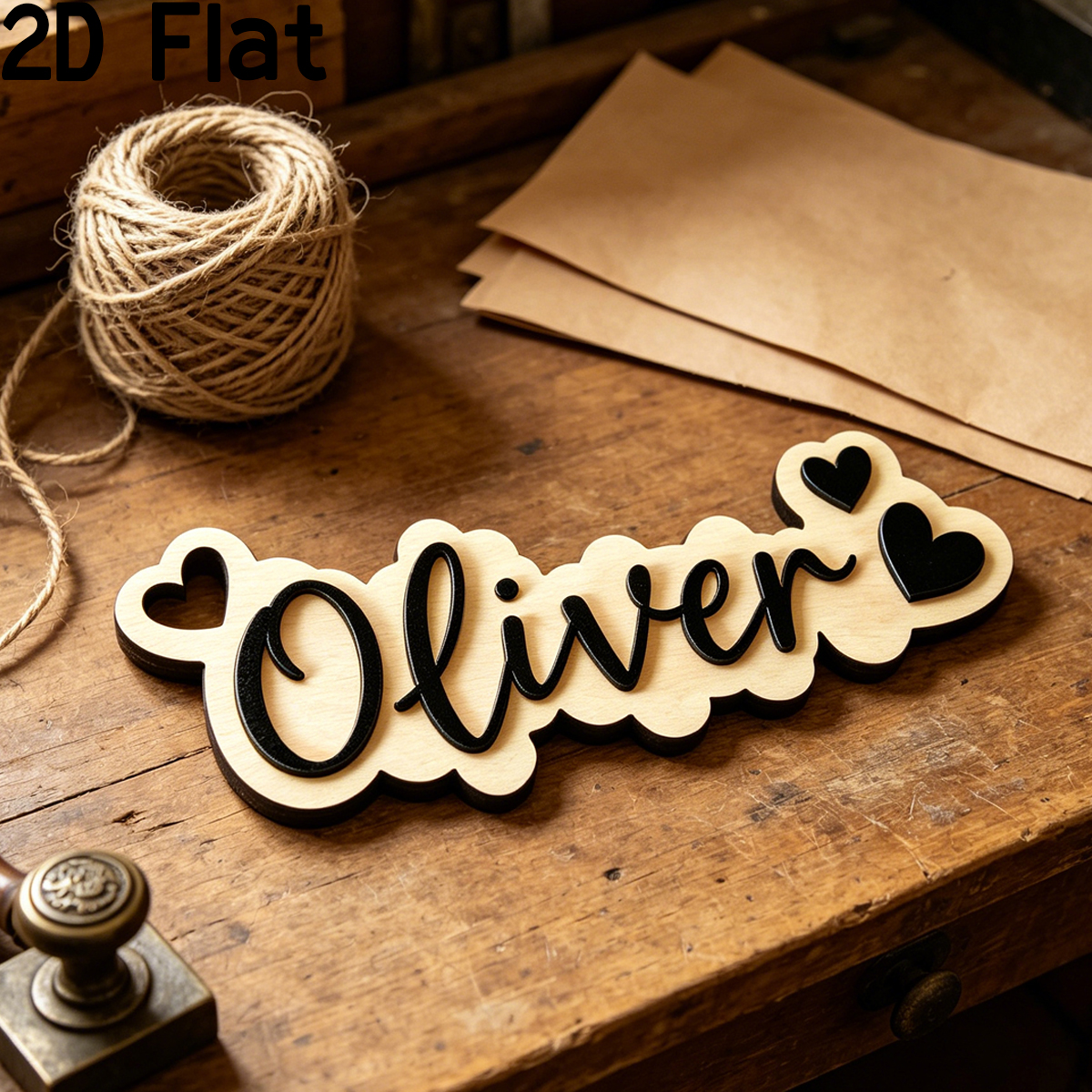 1Pc Custom Love Decor Wooden A - Baby Nursery Gifts reseña y precio