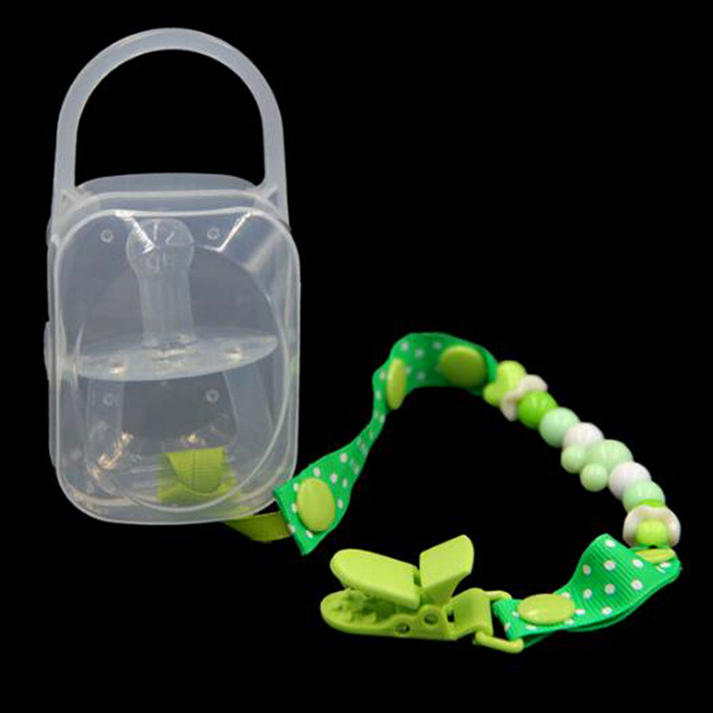 2Pcs Transparent Portable Paci - Pacifier Sterilizer Case reseña y precio
