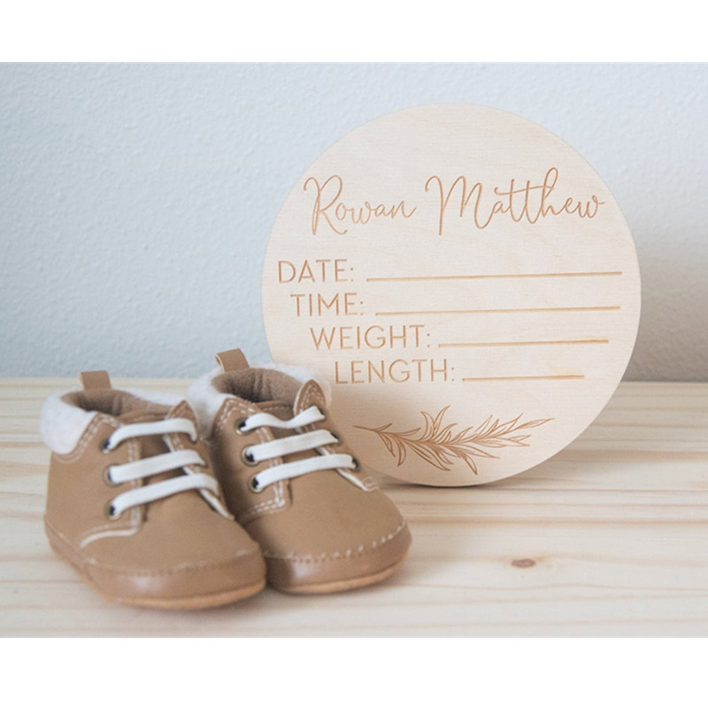 Wooden baby name sign Personal - Baby Nursery In Hospital reseña y precio