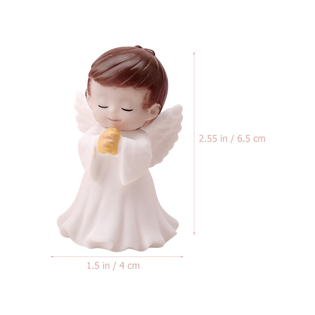 4Pcs Plastic Praying Angel Sta - Baby Nursery Table reseña y precio