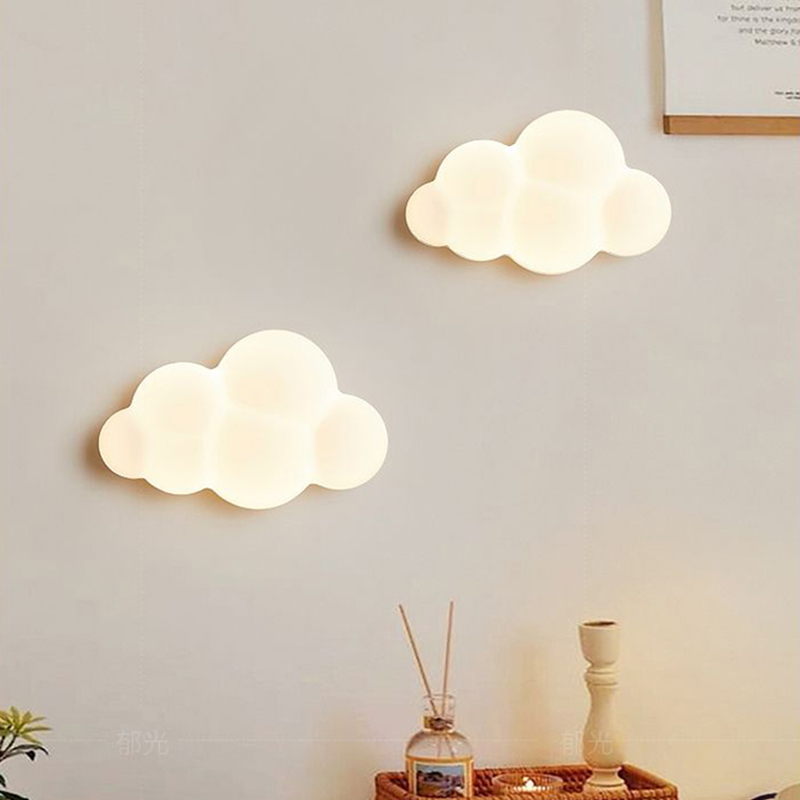 White Cloud Wall Lamps for Chi - Baby Nursery Wall Lights reseña y precio