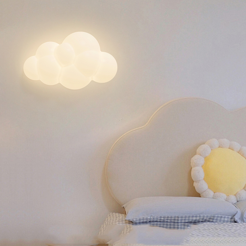 White Cloud Wall Lamps for Chi - Baby Nursery Wall Lights reseña y precio