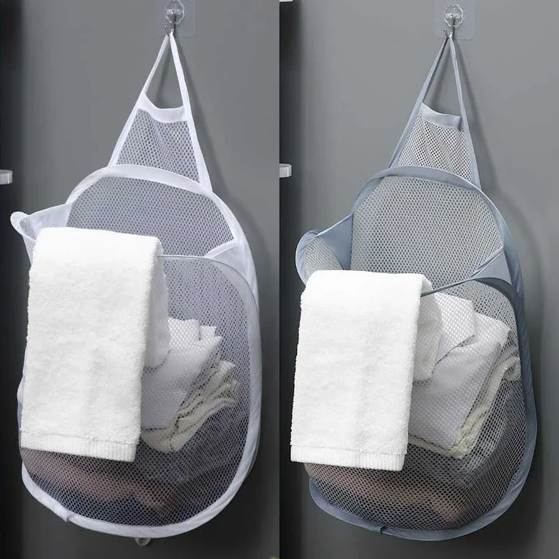 Hanging Laundry Basket Foldabl - Closet Organizer Baby reseña y precio