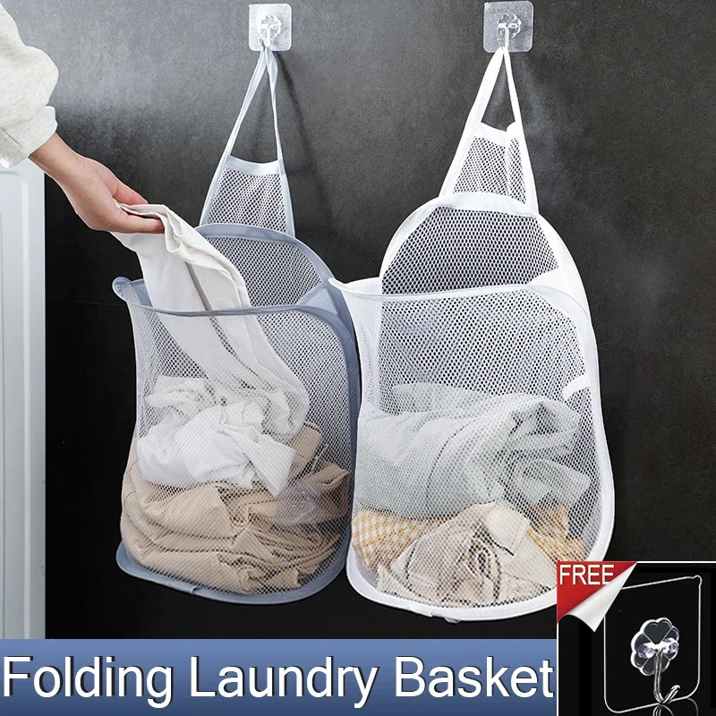 Hanging Laundry Basket Foldabl - Closet Organizer Baby reseña y precio