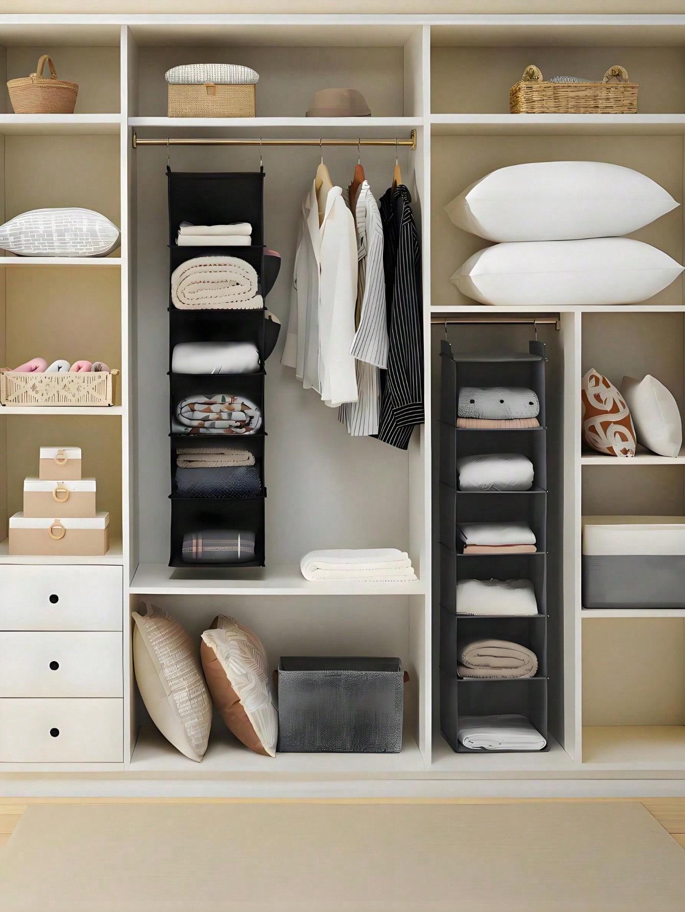 Ergonomic Hanging Closet Organ - Closet Organizer Baby reseña y precio