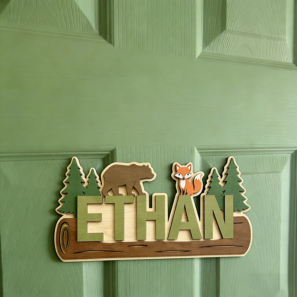 Woodland Forest Animal Persona - Baby Nursery Kids reseña y precio