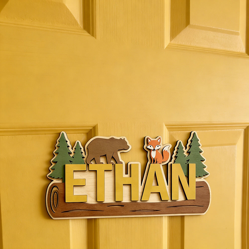 Woodland Forest Animal Persona - Baby Nursery Kids reseña y precio