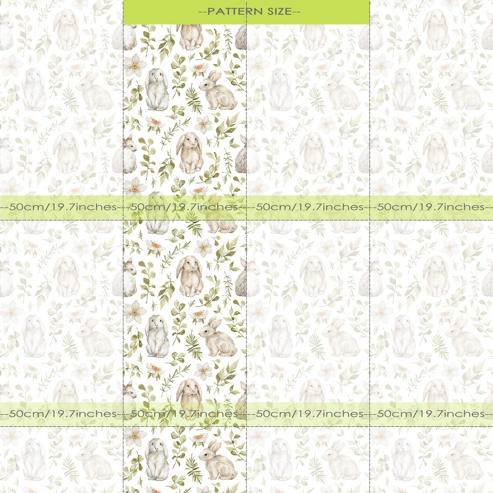 Bunny Wallpaper Kids Room Wall - Baby Nursery Water reseña y precio