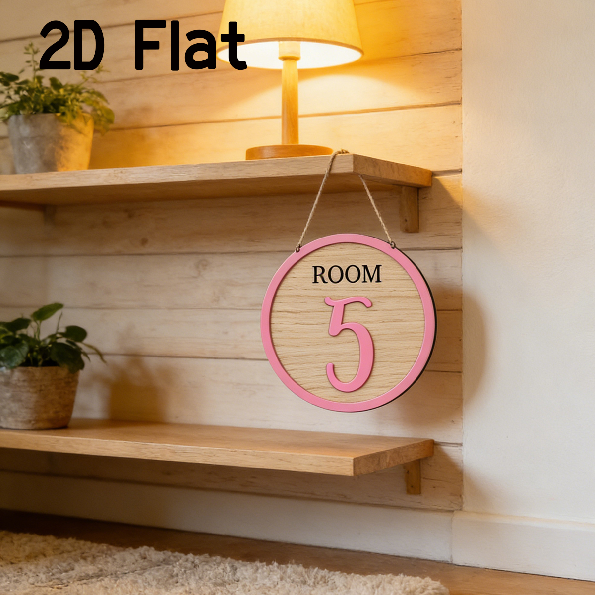 1Pc Cutom Pink Room Number Woo - Baby Nursery Gifts reseña y precio