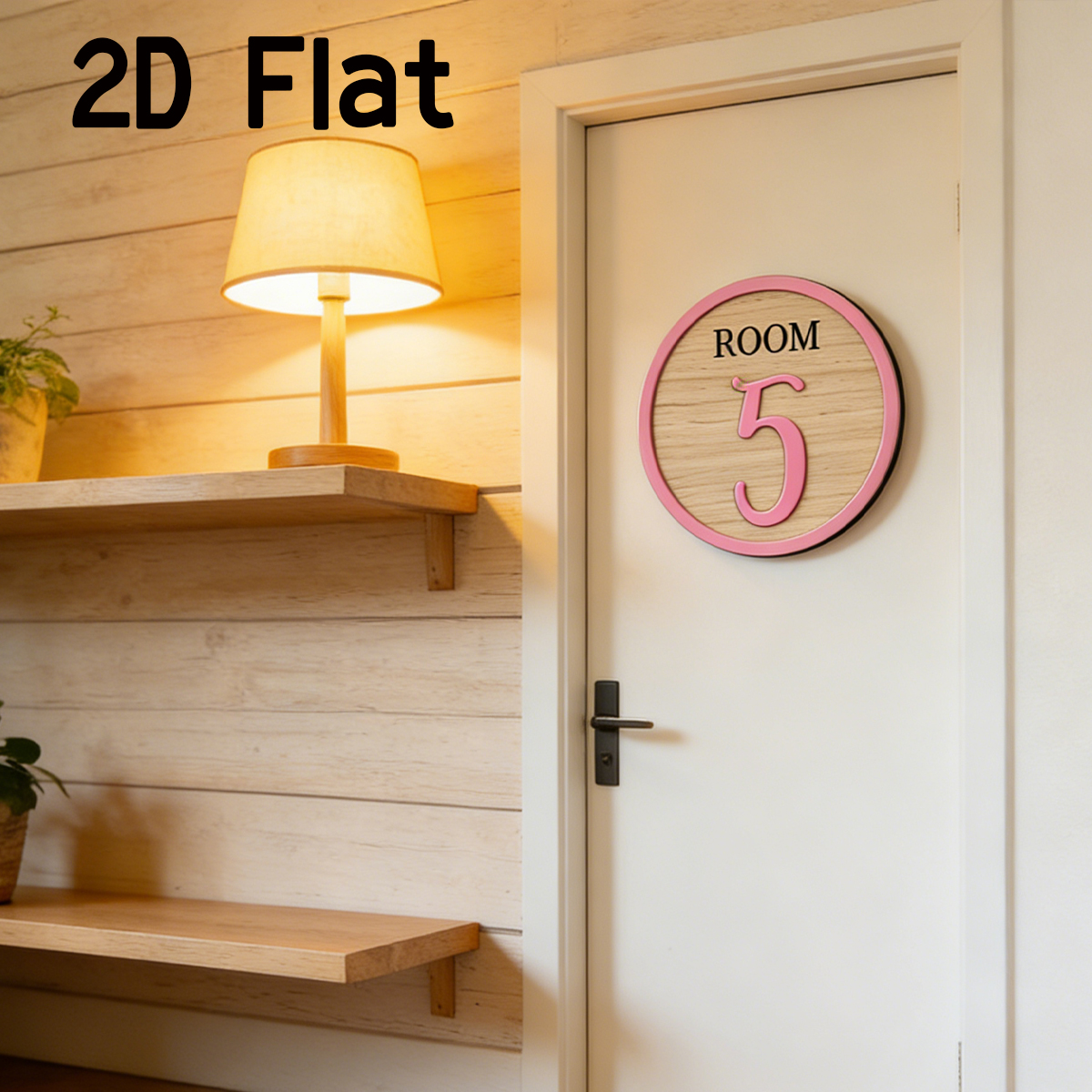 1Pc Cutom Pink Room Number Woo - Baby Nursery Gifts reseña y precio
