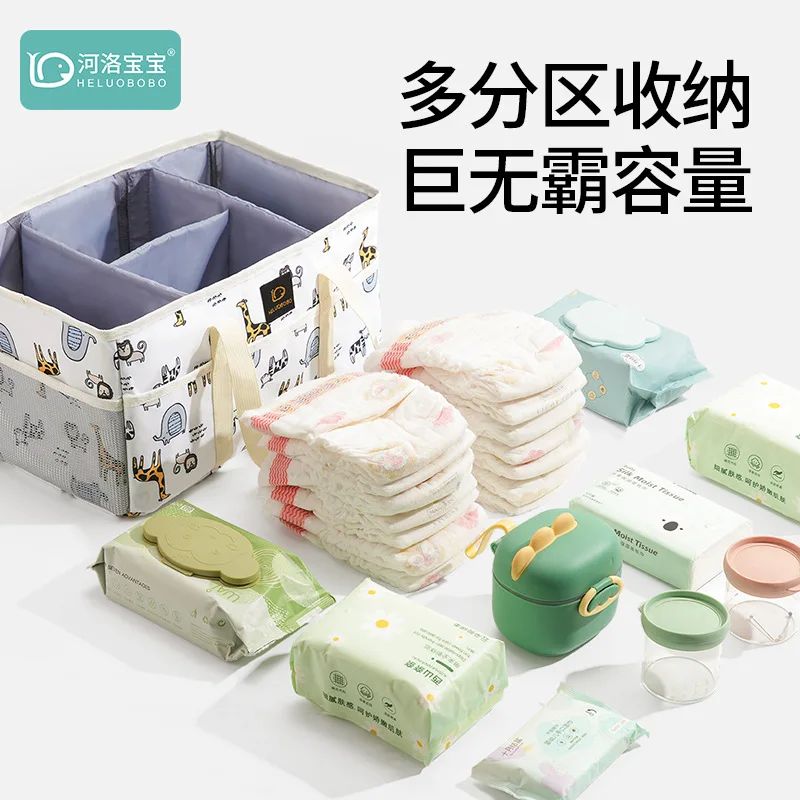 Baby Diaper Ball Bag Organizer - Baby Nursery Table reseña y precio