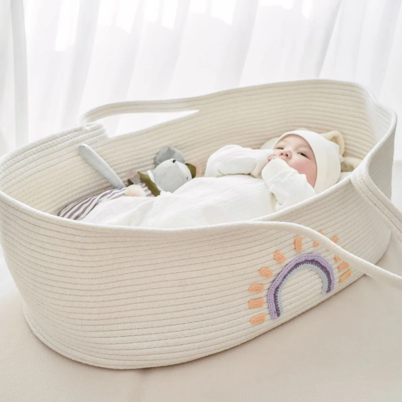 Portable Baby Carrying Basket  - Baby Nursery Unisex reseña y precio