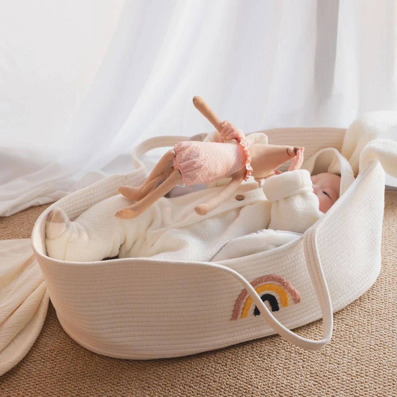 Portable Baby Carrying Basket  - Baby Nursery Unisex reseña y precio