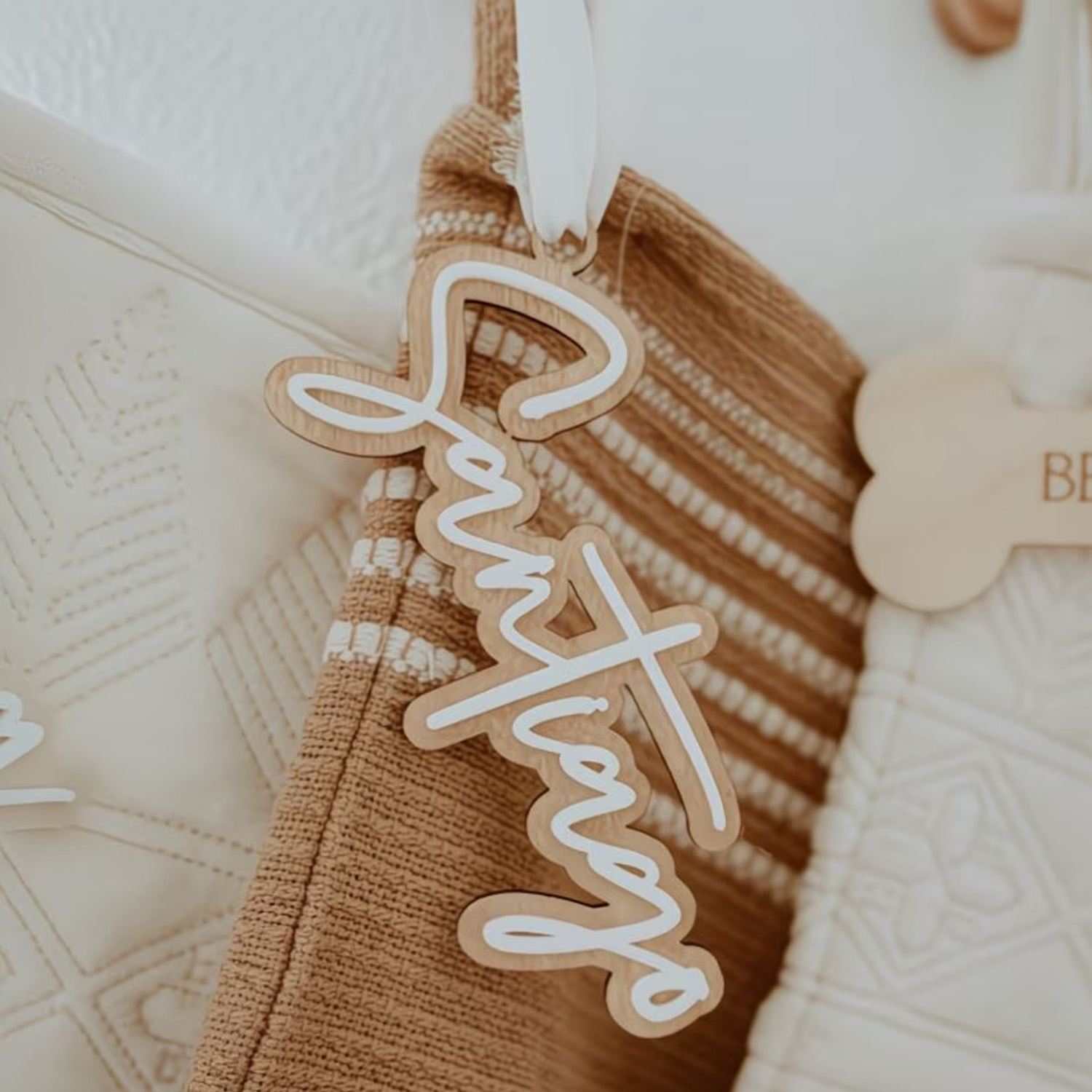1Pc Custom Name Cute White Woo - Baby Nursery Gifts reseña y precio