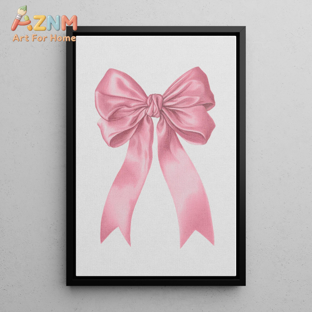 Pink Bows Wall Art Set of 3 Po - Baby Nursery Frames reseña y precio