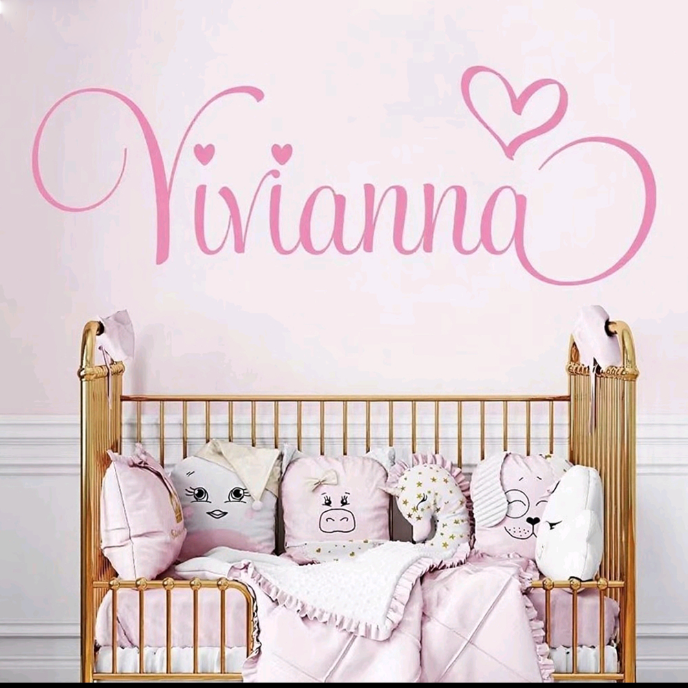 Personalised Name Wall Sticker - Baby Nursery Wall Mural reseña y precio