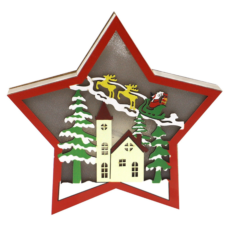 A11I 3PCS LED Wood Star Night  - Baby Nursery Wall Lights reseña y precio
